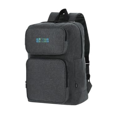 Mochila de suave poliéster RPET para tablet y portátil de hasta 15''