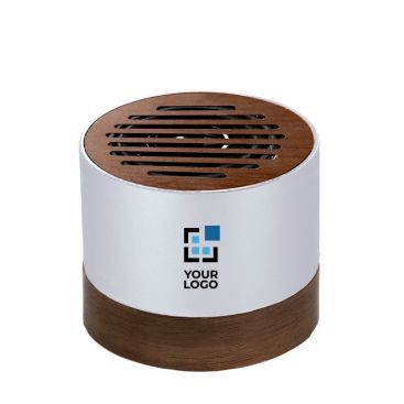 Altavoz de aluminio reciclado GRS y madera de nogal 3W