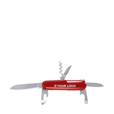 Clásica navaja multiusos de acero inoxidable con 8 funciones