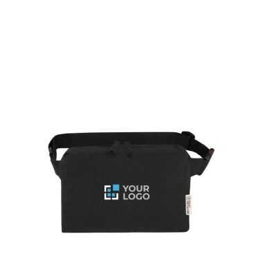 Bandolera rectangular de cinta ajustable de algodón reciclado