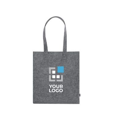 Bolsa de fieltro reciclado con asas largas en colores clásicos