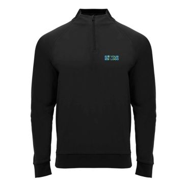 Sudadera infantil de manga larga con cremallera corta 200 g/m2 Roly vista principal