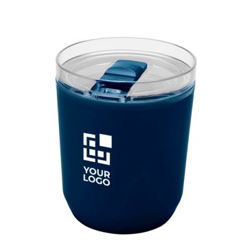 Vaso térmico de plástico reciclado con diseño sencillo 180ml