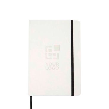 Libreta de tapa dura y papel de piedra A5 hojas a rayas vista principal