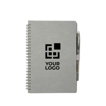 Libreta de tapa dura reutilizable con bolígrafo tinta negra vista principal