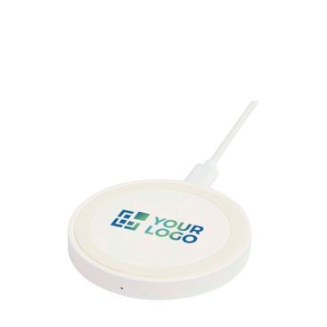 Base de carga inalámbrica con cable 2 en 1 de plástico reciclado 15W