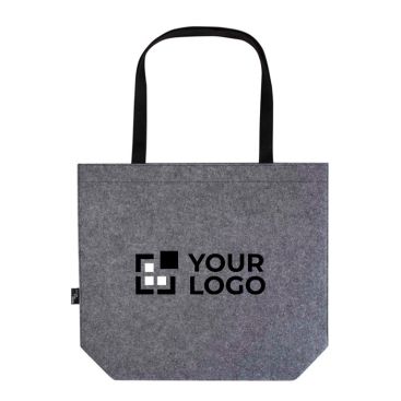 Bolsa para la compra de fieltro reciclado de alta calidad con 20L