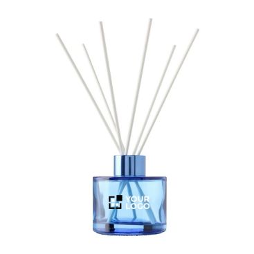 Difusor de vidrio de distintos aromas con 6 varillas de caña 100ml