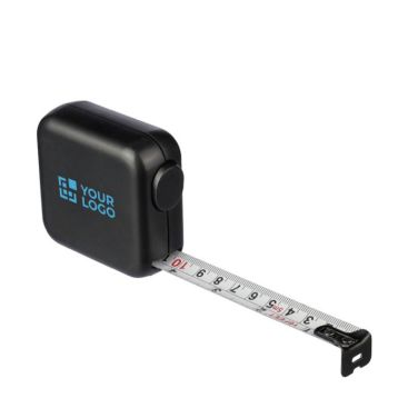 Cinta métrica de centímetros y pulgadas con pulsador de bloqueo 5M