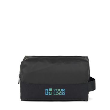 Neceser de poliéster reciclado de elegante diseño y minimalista