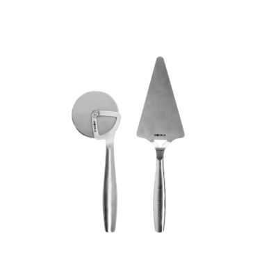 Set de utensilios para la pizza de acero inoxidable Boska