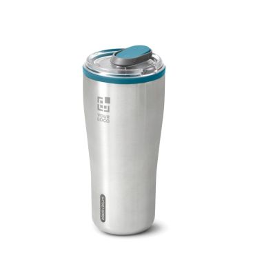 Vaso térmico de aceor inoxidable con antigoteo Black+Blum 600ml color turquesa vista de impresión