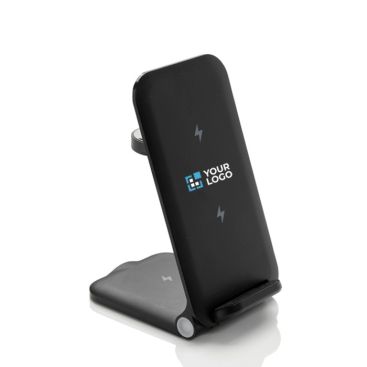 Cargador inalámbrico 3 en 1 de aluminio reciclable de 15W