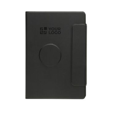 Portafolio magnético ecológico con tapa dura A5 hojas a rayas