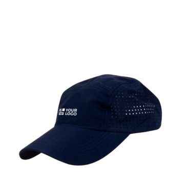 Gorra de microfibra transpirable con agujeros a los costados