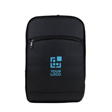 Mochila de PU con cremallera para extenderla y bolsillo exterior