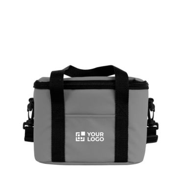 Bolsa nevera impermeable de cuero sintético y doble asa ajustable