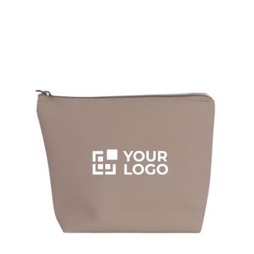 Neceser de cuero sintético personalizable con tirador a juego