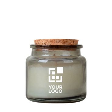Vela para personalizar con olor a musk y tapa de corcho