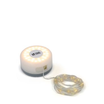 Tira de 8 metros de luces LED enrollables con batería recargable