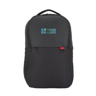 Mochila para portátil de jacquard y PU con correa para trolley 15.6''