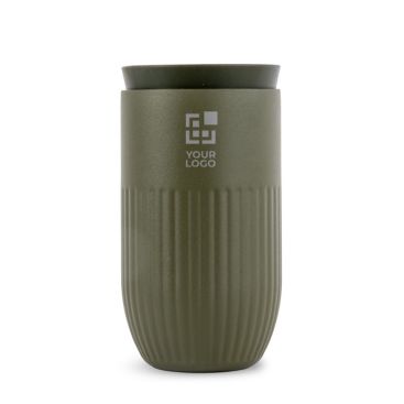 Vaso térmico de acero inoxidable con tapa de botón 320 ml vista principal
