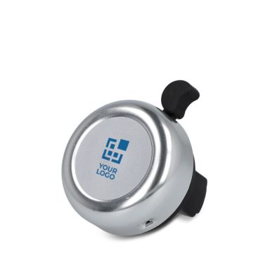 Campana circular especialmente para bicicletas con base de pegatina