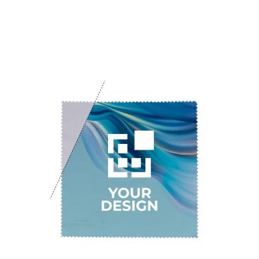 Paño de limpieza para gafas o pantallas de microfibra RPET 15x15 cm