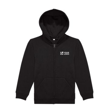 Sudadera hoodie con capucha y cremallera de algodón 280 g/m2 B&C 