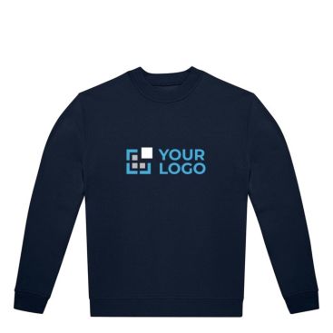Sudadera unisex de materiales eco con corte casual 280 g/m2 B&C vista de impresión