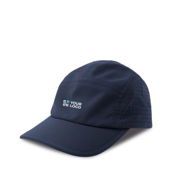 Gorra deportiva de poliéster reciclado con banda anti sudor 105 g/m2
