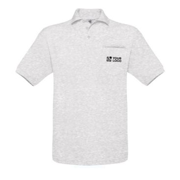 Polo de algodón 100% para hombre en manga corta 180 g/m2 B&C 