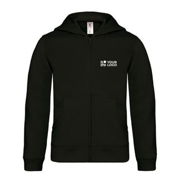 Sudadera infantil de algodón y poliéster con capucha 280 g/m2 B&C 