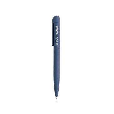 Bolígrafo elegante de acero inoxidable reciclado tinta azul