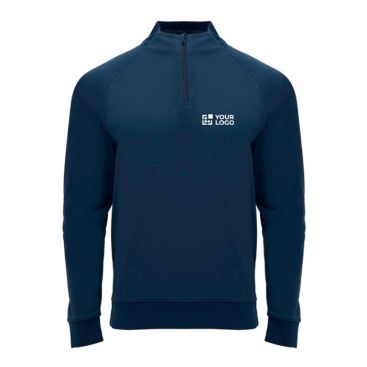 Sudadera de poliéster con media cremallera 200 g/m2 Roly Direct Epiro 