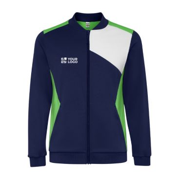 Chaqueta sport de poliéster con cierre frontal 240 g/m2 Roly Direct Leros 
