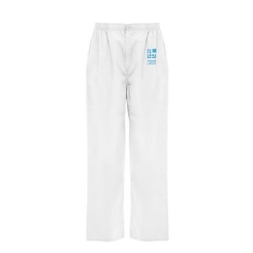 Pantalón sanitario unisex con corte recto 160 g/m2 Roly Vademecum 