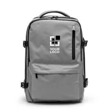 Mochila de viaje de poliéster reciclado resistente al agua PC 16''