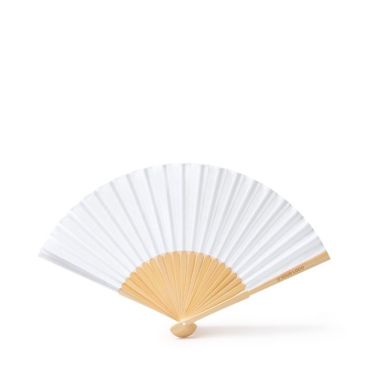 Abanicos para merchandising con varillas de bambú y tela en colores Abanicos para merchandising con varillas de bambú y tela en colores