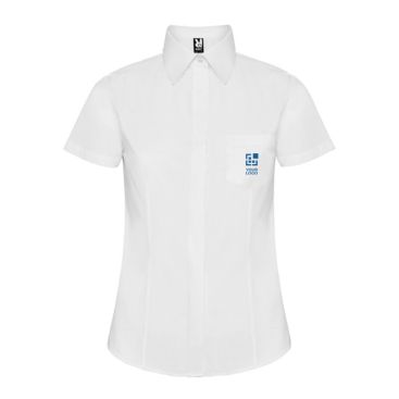 Camisa laboral horeca de manga corta de poliéster 130 g/m2 Roly Sofia Camisa laboral horeca de manga corta de poliéster 130 g/m2 Roly Sofia