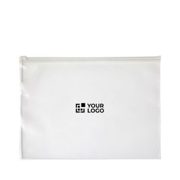 Carpeta de PVC transparente para documentos de tamaño A4