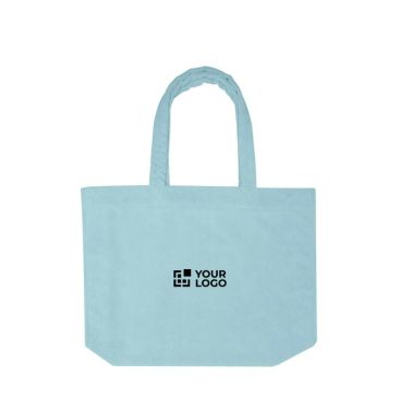 Bolsa tote de playa con acabado soft y compartimento grande