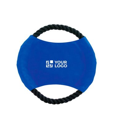 Frisbee ideal para mascotas con cuerda resistente de algodón