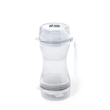 Set para mascotas de 2 compartimientos con dosificadores