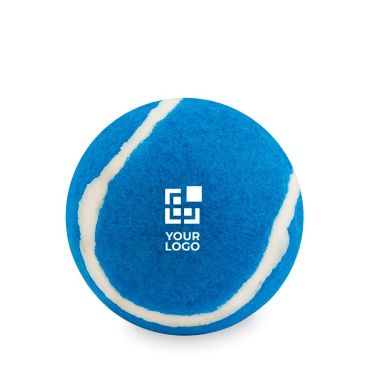 Clásica pelota para mascotas de goma forrada de material suave