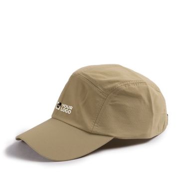 Gorra deportiva de microfibra resistente al agua talla única color beige vista principal