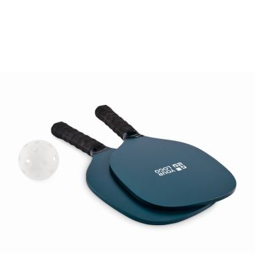 Set de pickle ball con 2 palas y 1 pelota en bolsa de malla