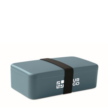 Fiambrera de plástico con banda elástica de cierre 750ml