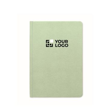 Libreta hecha de caña de azúcar de tapa dura A5 papel a rayas