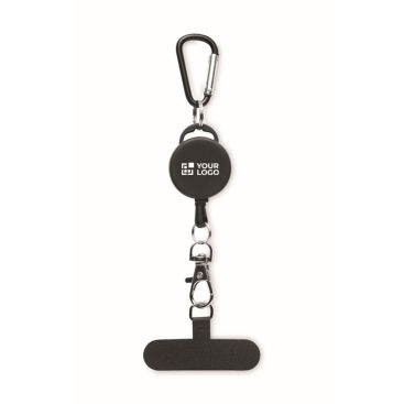 Soporte retráctil para teléfono o tarjeta identificativa Soporte retráctil para teléfono o tarjeta identificativa